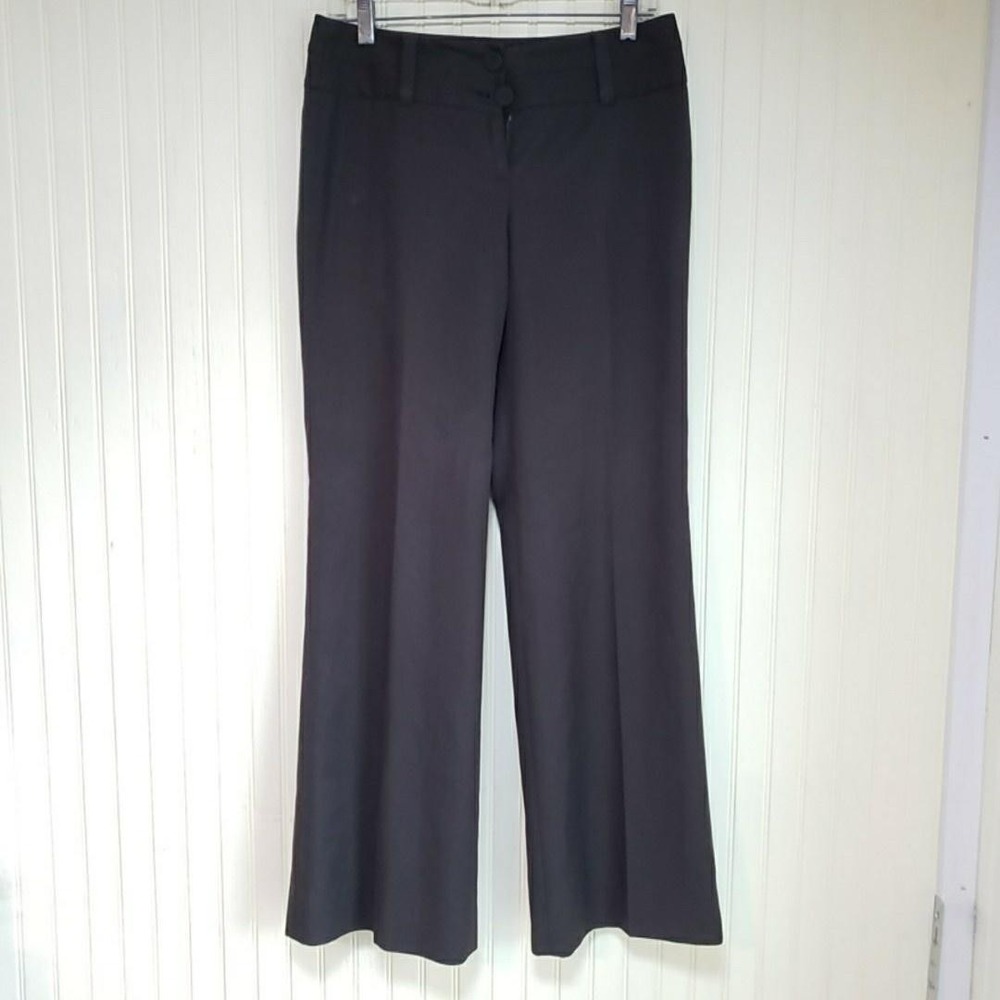 Ann Taylor Signature Fit Dress Pants Womens 2 Black Twill Lined Workwear